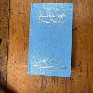 Southwest Blue Book 1974 Society Directory Hardcover